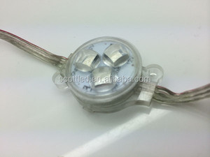 UCS1903 <strong>video</strong> movable led display; 3pcs 5050 SMD RGB LED with 1pcs UCS1903 IC and optical lens,DC12V,20pcs a string - Product Image 3