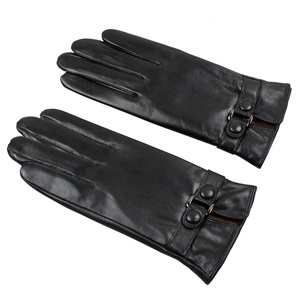 <span class=keywords><strong>Gants</strong></span> en cuir de mouton <span class=keywords><strong>marron</strong></span> pour femmes, compatibles écrans tactiles, pour l'équitation hivernale et l'usage quotidien en extérieur – Vente en gros - Product Image 2