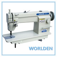 Machine à coudre industrielle à grande vitesse à aiguille simple pour la pose de fourrure WD-6-1