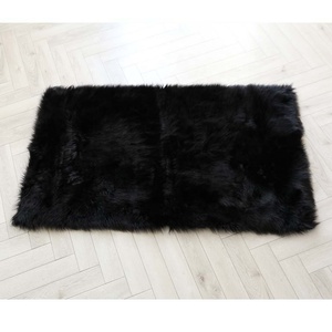 <span class=keywords><strong>Tapis</strong></span> synthétique en Polyester et acrylique, moquette en peau de mouton, imitation de fourrure pour sol de chambre à coucher, super doux - Product Image 6