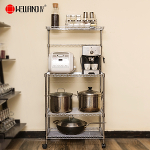 Venta caliente <span class=keywords><strong>Amazon</strong></span> hogar DIY del metal del cromo cocina horno <span class=keywords><strong>microondas</strong></span> <span class=keywords><strong>estante</strong></span> de alambre bastidores - Product Image 1