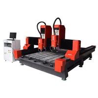 Routeur CNC à double broche 3 axes FIRMCNC pour la sculpture sur pierre, la découpe et la gravure du marbre et du granit