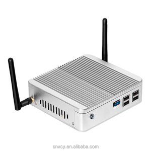 Xcy Mini PC de escritorio <span class=keywords><strong>barato</strong></span> Intel Celeron J1900 sistema <span class=keywords><strong>Barebone</strong></span> sin ventilador panel industrial - Product Image 5