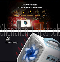 Mini projecteur 700 lumens, projecteur portable, téléviseur LED, cadeau intelligent pour enfants, histoire