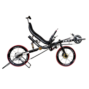 Bicicleta Reclinada de Aluminio con Dos Ruedas de 20 Pulgadas, Suspensión de Aire, para Deportes, Viajes de Larga Distancia, Carreras - Product Image 2
