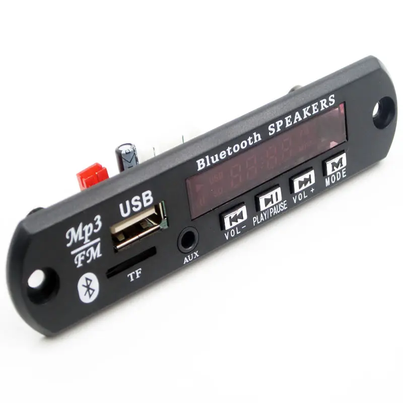 USB TF Радио BT MP3 WMA декодер плата 12 в беспроводной аудио модуль