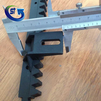 1025mm 6-sabitleme noktası sürgülü kapı için naylon dişli raf kapı motoru NGR6L