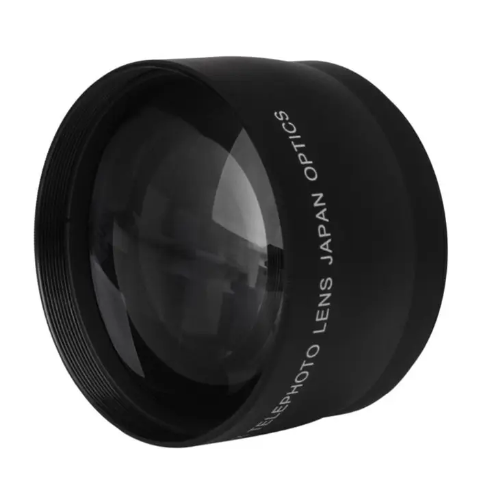 52mm 2X Magnification Telephoto Lens for AF-S 18-55mm 55-200mm Lens Camera