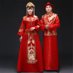 Ropa elegante clásica de moda de boda traje Tang tradicional chino 2018