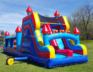 Jeux de course d'obstacles gonflables, course d'obstacles gonflables pour enfants - Product Image 2