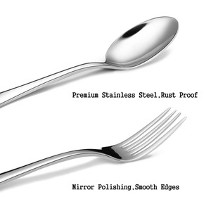 <span class=keywords><strong>20</strong></span>-<span class=keywords><strong>Piece</strong></span> Bạc <span class=keywords><strong>Flatware</strong></span> thiết lập dao kéo, thép không gỉ đồ dùng dịch vụ cho 4 người - Product Image 4