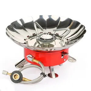 Sac à dos tactique Portable Pliable Lotus Coupe-Vent En Plein Air Randonnée Camping Gaz <span class=keywords><strong>Cuisinière</strong></span> - Product Image 1