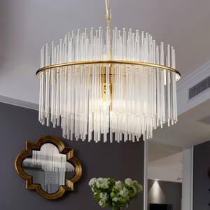 Luminaire suspendu <span class=keywords><strong>en</strong></span> cristal contemporain pour l'hôtellerie, luminaire suspendu de luxe, lustre - Product Image 2