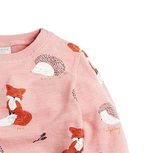 Disegno del fumetto del modello coton ragazze bambini felpe con <span class=keywords><strong>cappuccio</strong></span> <span class=keywords><strong>felpa</strong></span> all'ingrosso per i bambini - Product Image 3