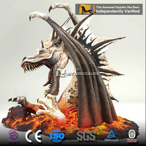 R ตกแต่งสนามเด็กเล่นกลางแจ้งหัวมังกร Animatronic - Product Image 6