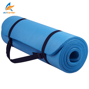 Actearllier-colchoneta de espuma NBR para hacer ejercicio, 1/2 pulgadas, extra <span class=keywords><strong>gruesa</strong></span>, de 71 pulgadas de largo, cómoda, de alta densidad para Yoga - Product Image 4