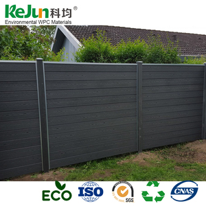 Panneaux de clôture en bois et plastique, 100 pièces, clôture écologique facile à installer, bon marché, anti-uv - Product Image 5