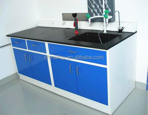 Okul için kullanılan mobilya çelik tıbbi diş laboratuvarı saklama çalışma tezgahı satış - Product Image 1
