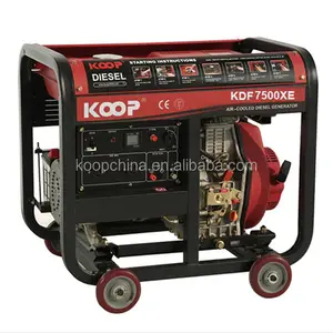 50Hz 5.5kva 5.5kw electric start portable open type diesel generator