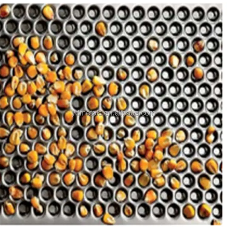 Tamis à plaque perforée en métal 304 316 en acier inoxydable pour grains de café/tamis à grains