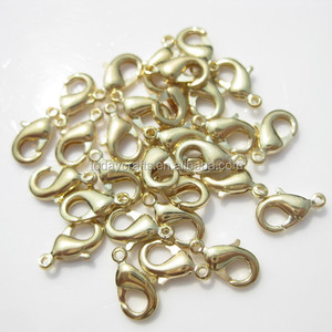 Fermoir à <span class=keywords><strong>homard</strong></span> en laiton 14k, 1 pièce <span class=keywords><strong>de</strong></span> 15MM, fermoir avec <span class=keywords><strong>huile</strong></span> <span class=keywords><strong>de</strong></span> protection, en or jaune - Product Image 5