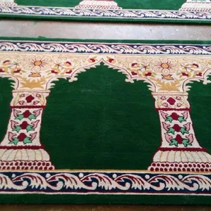 Good quality polyester needle punched mosque prayer carpet