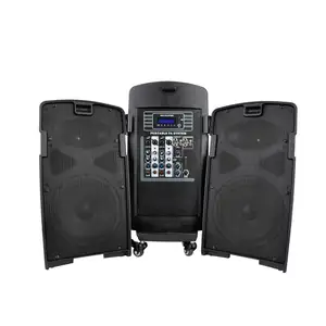 PPS2110-BT Audio Pro akurasi sistem suara profesional 12 "Speaker PA aktif konektivitas Bluetooth 4ohm impedansi 800W-1200W