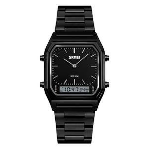<span class=keywords><strong>SKMEI</strong></span>-montre à Quartz pour hommes, numérique à double temps, étanche, à la mode, décontracté, chronographe, Sport, <span class=keywords><strong>1220</strong></span> - Product Image 6