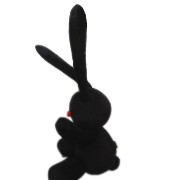 ハロウィン向け デビル 黒うさぎ ぬいぐるみ カスタムメイド 抱き枕