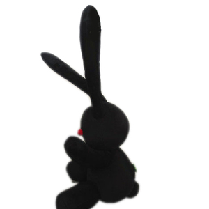 Plush Nhồi Bông Đồ Chơi Thỏ <span class=keywords><strong>Bunny</strong></span> Tùy Chỉnh Plush <span class=keywords><strong>Toy</strong></span> Nhà Sản Xuất Halloween Lễ Hội Ác Quỷ Thỏ Đen - Product Image 3