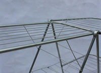 Etagère en métal avec support de séchage pliable, capacité totale de 35M