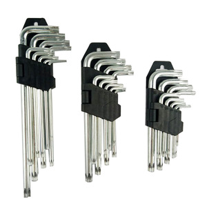 Набор гаечных ключей из гальванизированной углеродистой стали с внутренним шестигранным хвостовиком, 9 шт. шаровых головок с плоской головкой, гаечный ключ с цветком сливы - Product Image 1