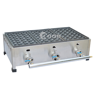 Công Nghiệp Takoyaki Maker Máy Thiết Bị Nhà Bếp Khí Thương Mại Nhật Bản Takoyaki Vỉ Nướng Với 3 Tấm - Product Image 1