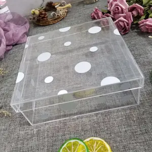 Storage box with printing customized clear acrylic square Yousk flower rose gift display