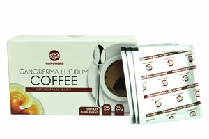 2017 muestra libre 100% orgánico certificado café Ganoderma lucidum Lingzhi hongo reishi café instantáneo - Product Image 3