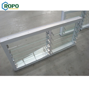 Thông gió màn trập Kính <span class=keywords><strong>louver</strong></span> jalousie uPVC cửa sổ nhựa - Product Image 4