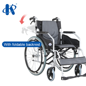 Fauteuil roulant manuel pliable en aluminium léger Kaiyang KY868LAJ-A avec dossier pliable pour personnes âgées - Product Image 4