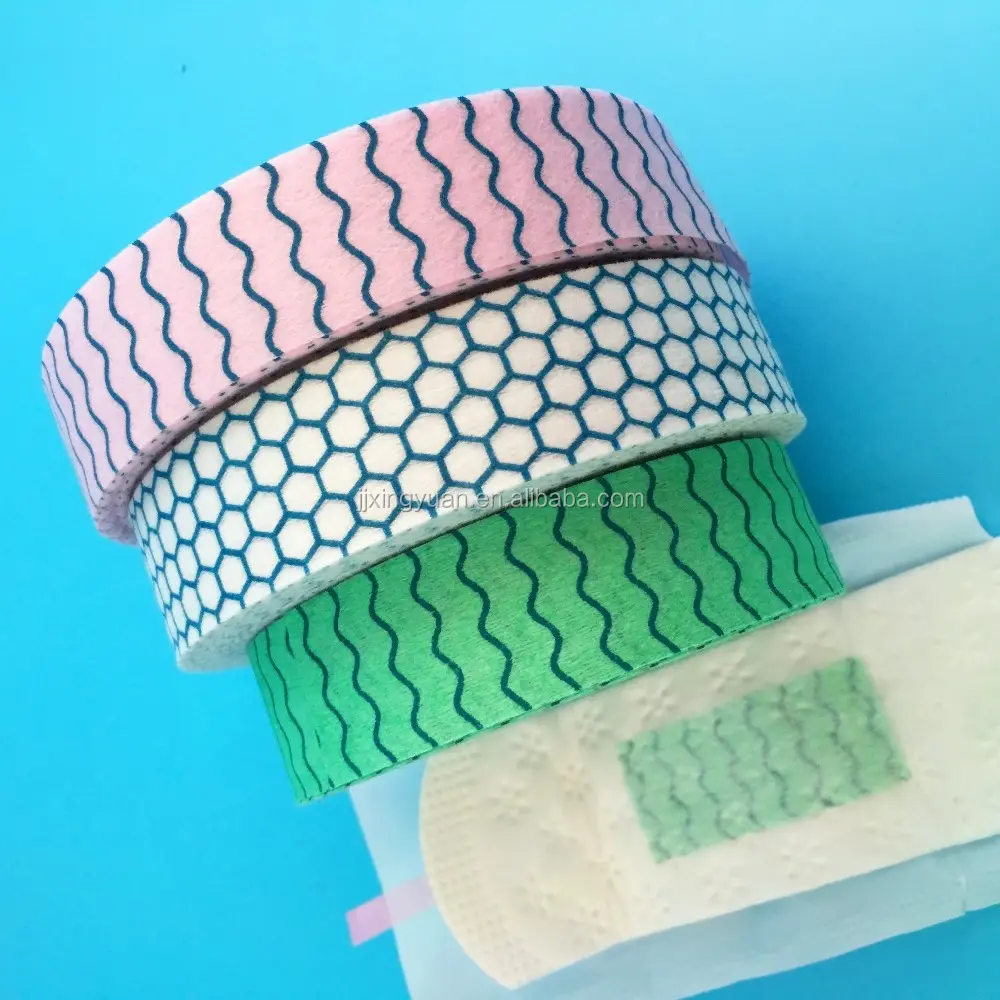 high-tech negative ion strips in sanitary napkin / ladies pads raw materials