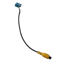 Cámara de respaldo para retrovisor de coche, adaptador de conector RCA, Cable de alambre para Volkswagen Adui Skoda, unidad principal Original, sistema de Radio MQB PQ MIB