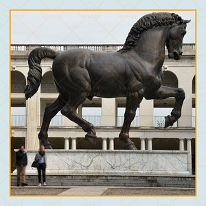 Statua animale in bronzo in stile europeo a grandezza naturale su misura - Product Image 5