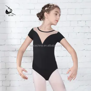body di maglia Suppliers-117241055 Baiwu Bambini Balletto Body Qualità Mesh V Indietro Body Danza