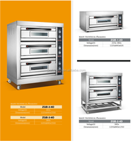 (ZQB-3-6G) Fours à pain automatiques commerciaux, fours à pain au gaz et électriques, machines de boulangerie pour la fabrication du pain