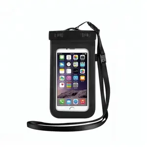 Universal PVC waterproof diving bag for mobile phones underwater pouch case