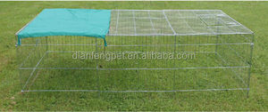 katlanabilir ön kapı kasaları metal tel tavşan yetiştiriciliği kafesi kapaklı - Product Image 4