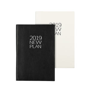 <span class=keywords><strong>Agenda</strong></span> A5 à couverture rigide en cuir PU avec couture sur selle, impression personnalisée, nouveau design de calendrier - Product Image 1