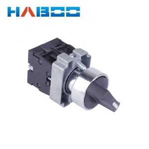 22mm 2/<span class=keywords><strong>3</strong></span> posición selector giratorio interruptor o bloqueo 1NO + 1NC dpst 10A 600 V - Product Image 2