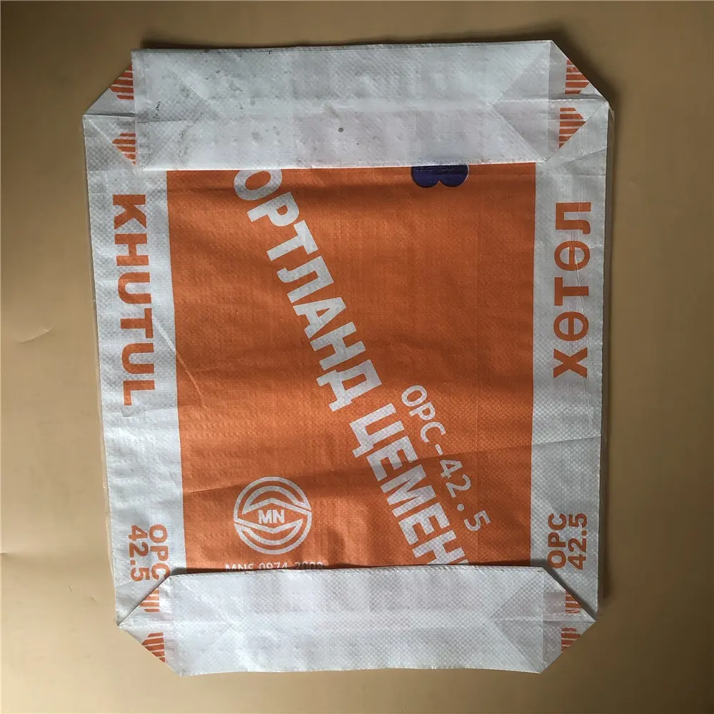 Bags For Cement Starlinger Polypropylene Price Gypsum Powder 50kg Resin AD STAR PP Block Bottom Bag For Packing 50kg Cement