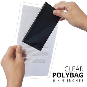 clear Poly <strong>Bag</strong> with Suffocation Warning - 6x9, 8x10, 9x12, 11x14 - Self Adhesive Seal - Product Image 3