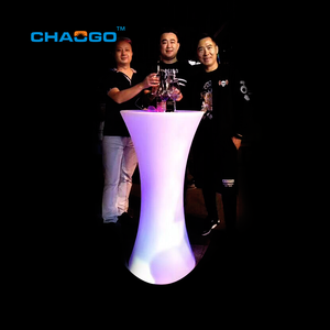 Ngoài trời dẫn đồ nội thất 16 colors thay đổi chiếu sáng thương mại led light up nhựa cao đảng cocktail bảng - Product Image 2