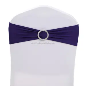 Разноцветные галстуки на стулья из спандекса для свадебного банкета